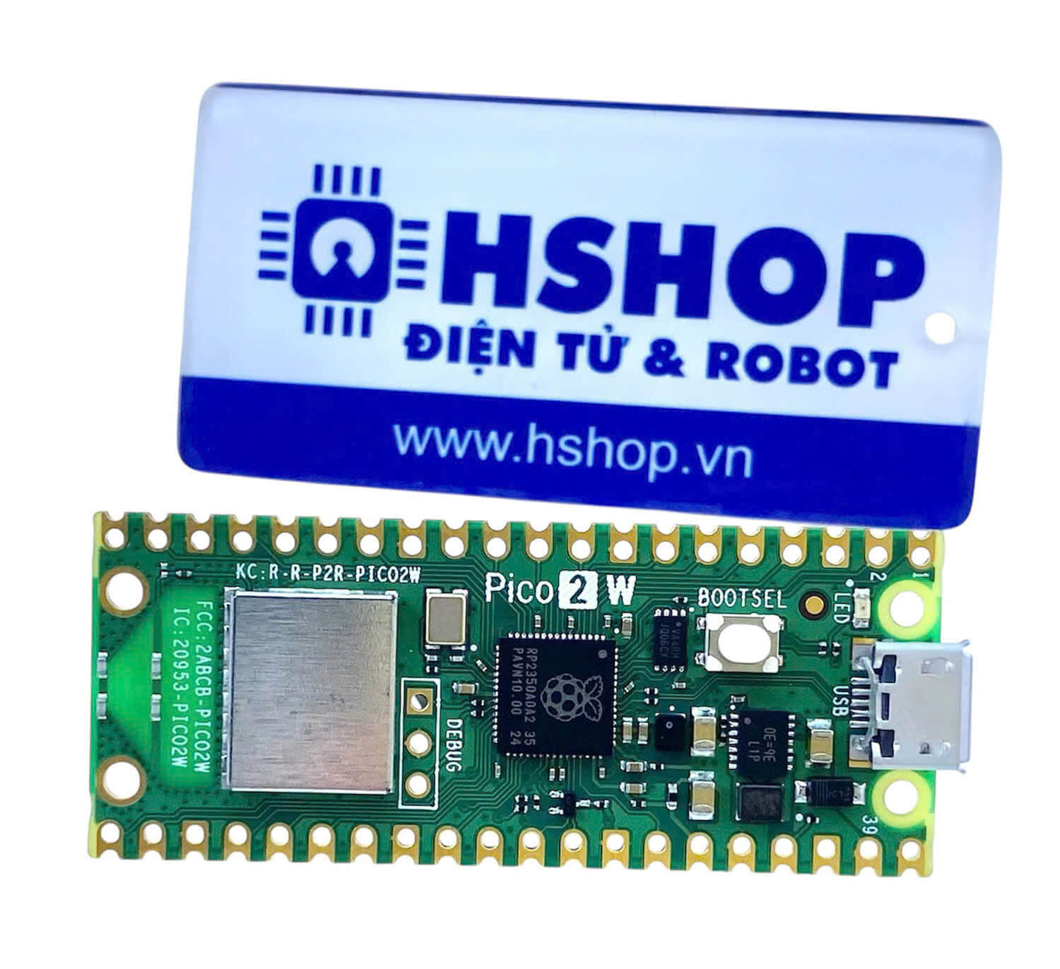 Mạch Raspberry Pi Pico 2 W RP2350