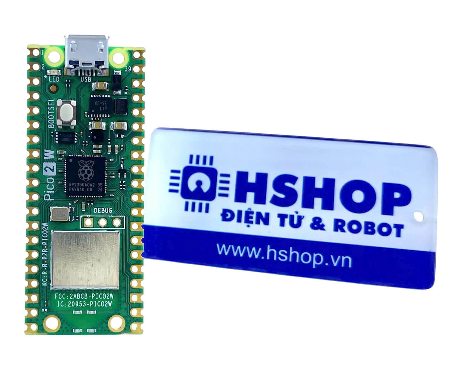 Mạch Raspberry Pi Pico 2 W RP2350