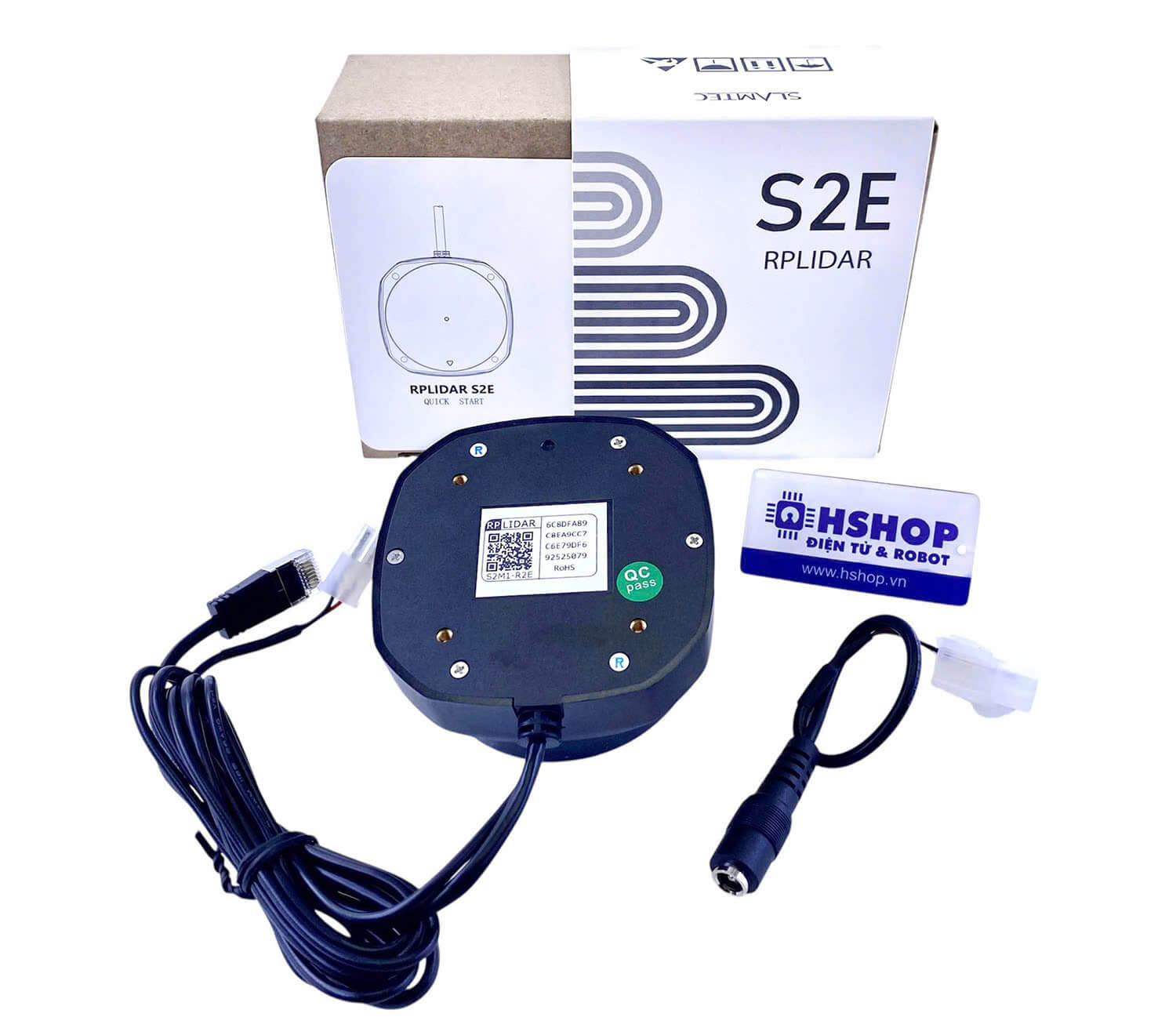 Cảm biến khoảng cách DTOF Lidar RPLIDAR S2M1-R2E (30m) 360° Laser Range Scanner