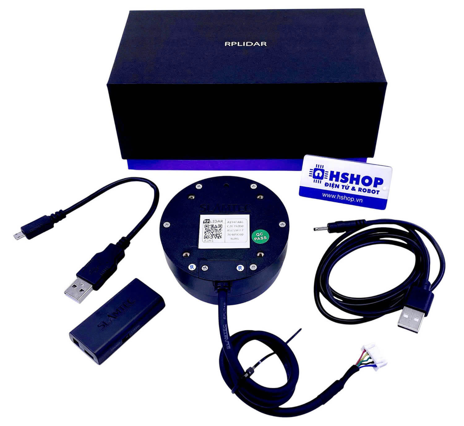 Cảm biến khoảng cách Triangulation Lidar RPLIDAR A3M1-R4 360° Laser Range Scanner