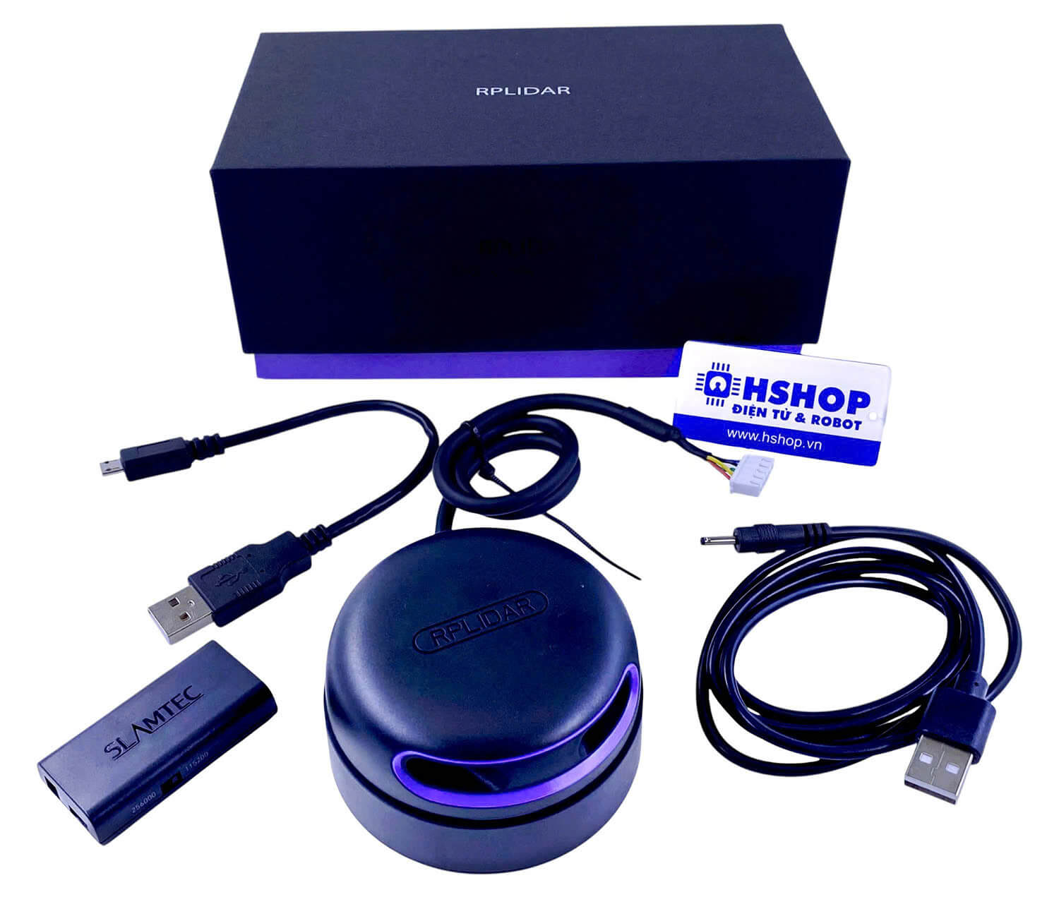 Cảm biến khoảng cách Triangulation Lidar RPLIDAR A3M1-R4 360° Laser Range Scanner