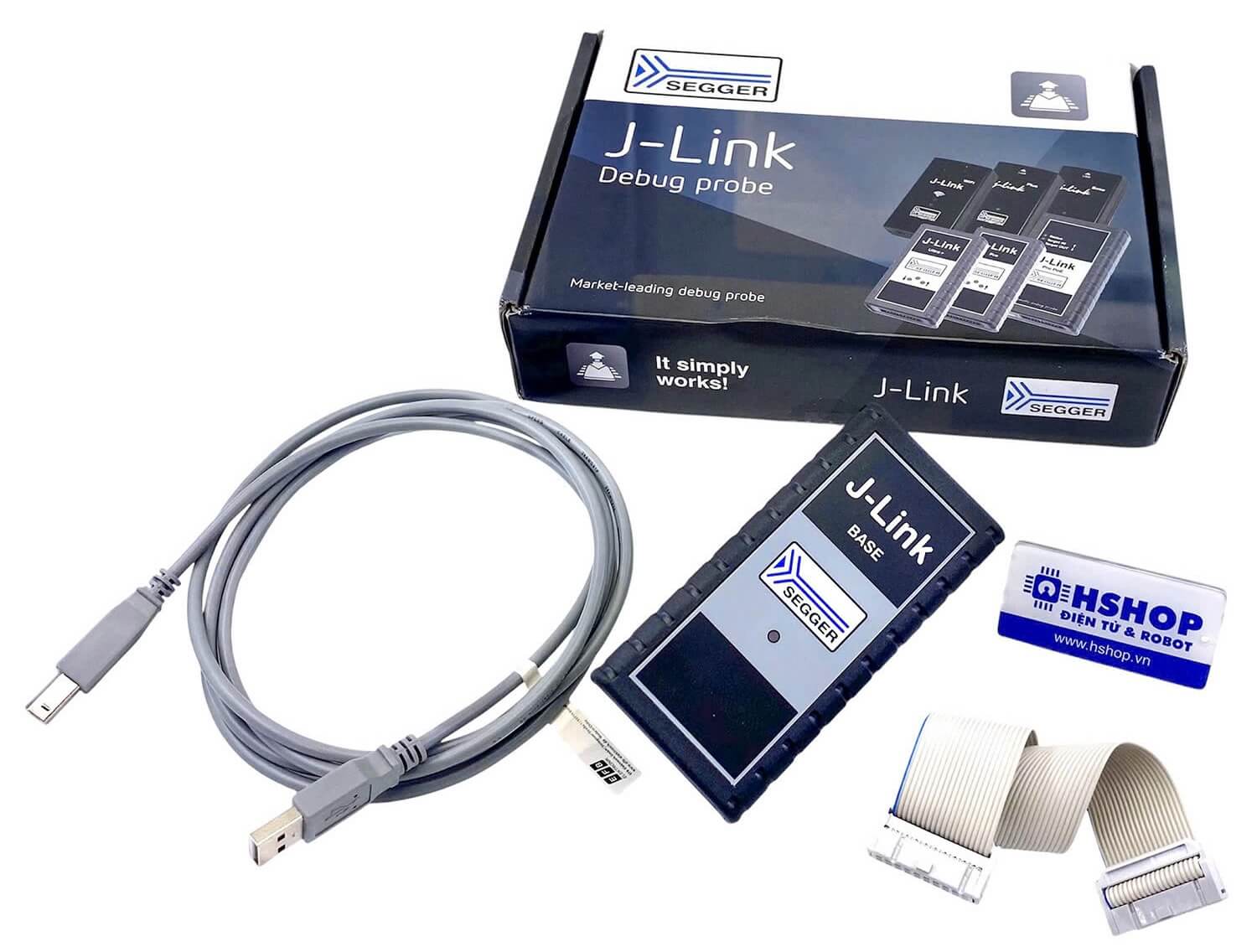 Mạch nạp J-Link BASE 8.08.00 JTAG SWD Debugger, Programmer chính hãng SEGGER