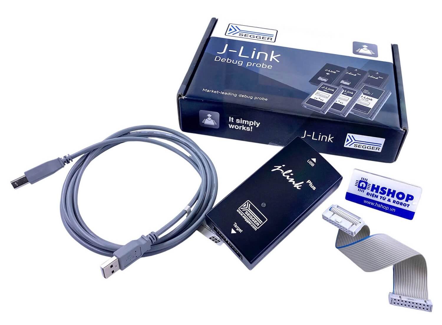 Mạch nạp J-Link PLUS 8.08.28 JTAG SWD Debugger, Programmer chính hãng SEGGER