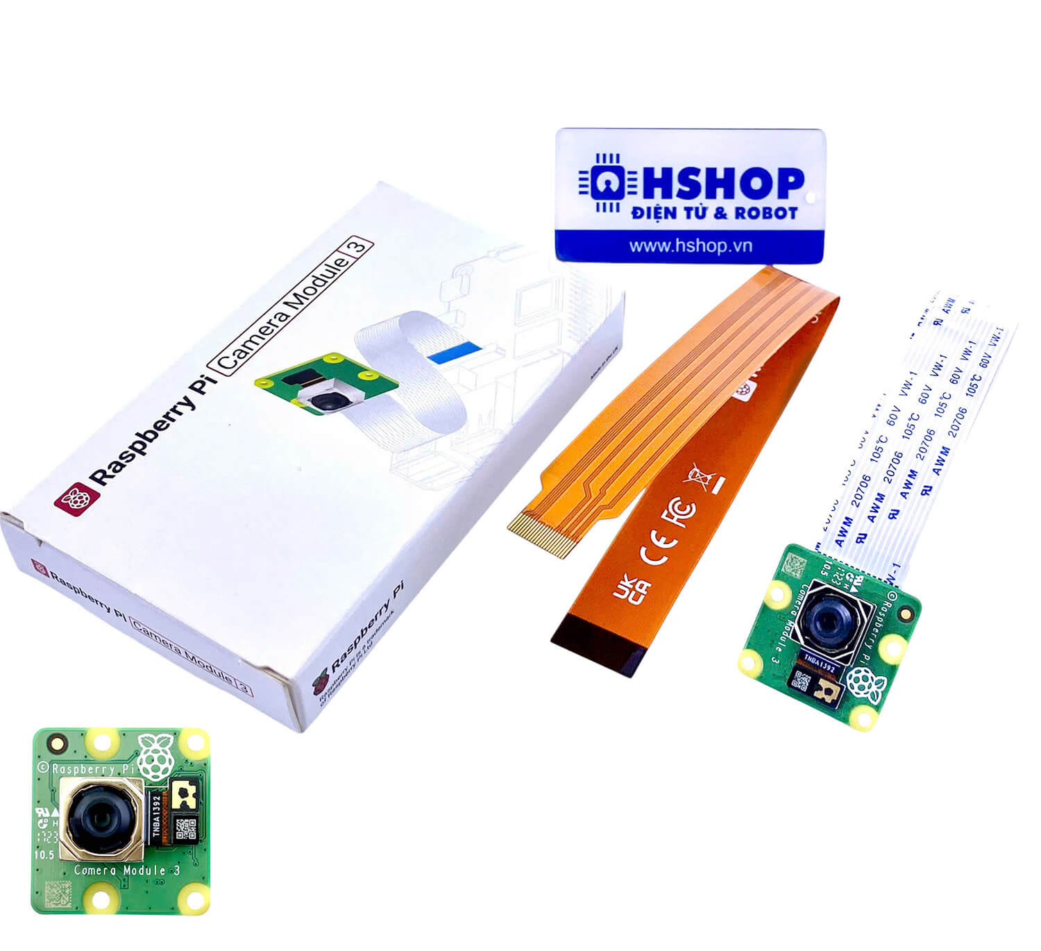 Raspberry Pi Camera Module 3 Standard 75° IMX708 12MP sensor and autofocus