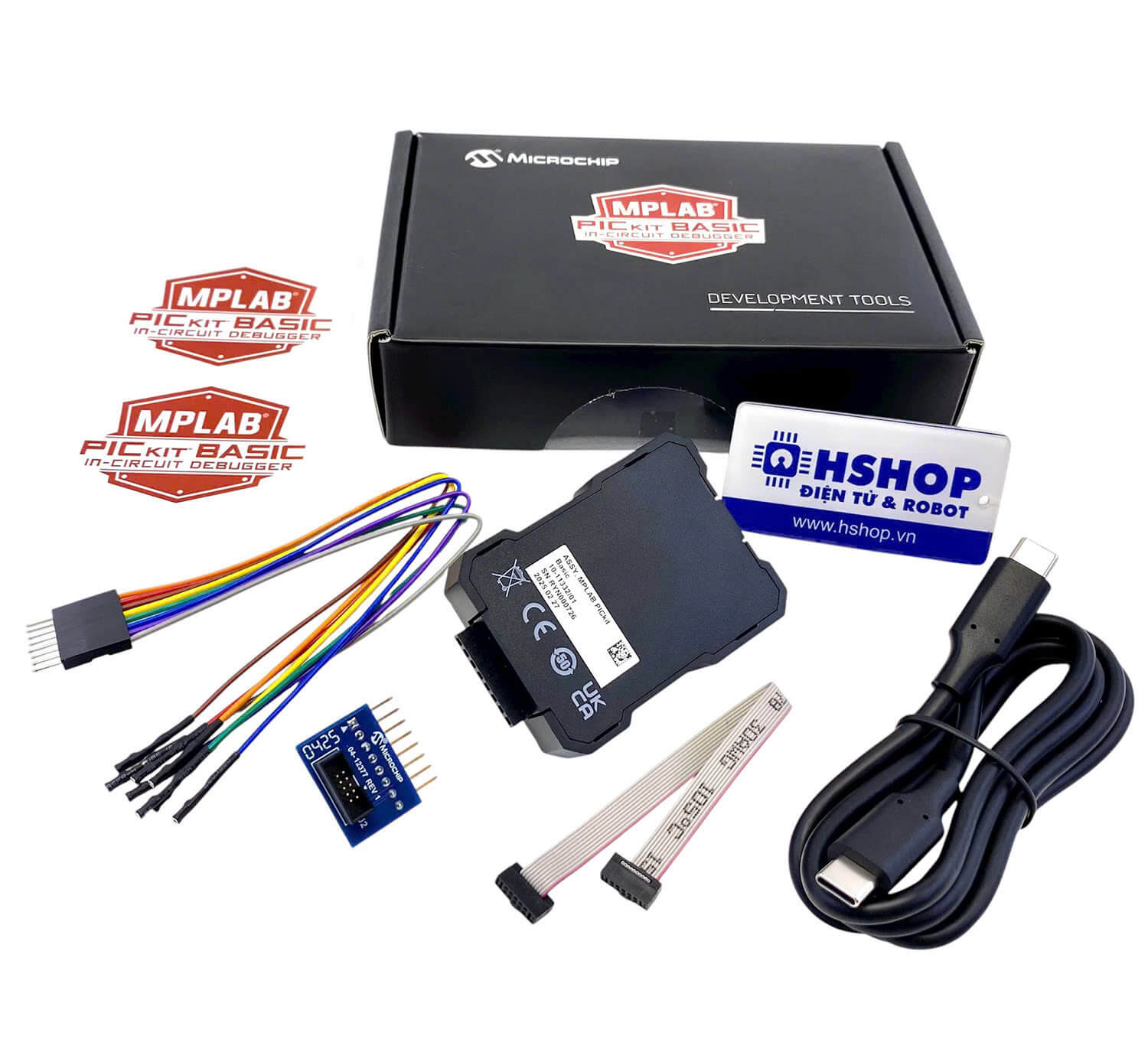 Mạch nạp MPLAB PICkit Basic PG164110 In-Circuit Debugger chính hãng MICROCHIP