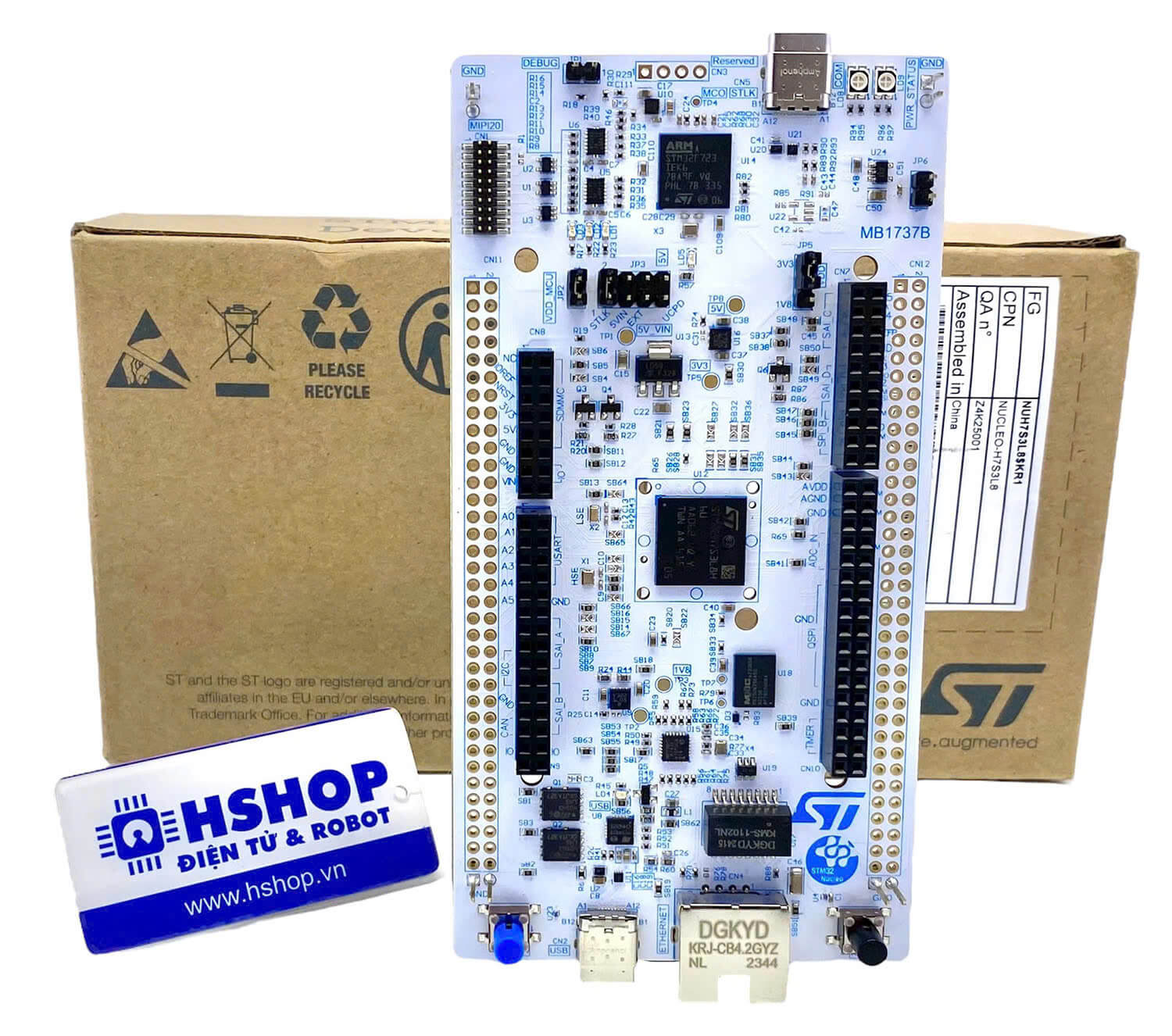 Kit NUCLEO-H7S3L8, STM32 Nucleo-144 development board with STM32H7S3L8 MCU