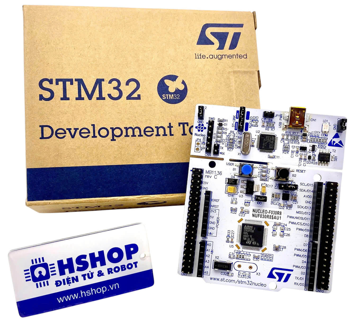Kit NUCLEO-F030R8, STM32 Nucleo-64 development board with STM32F030R8 MCU