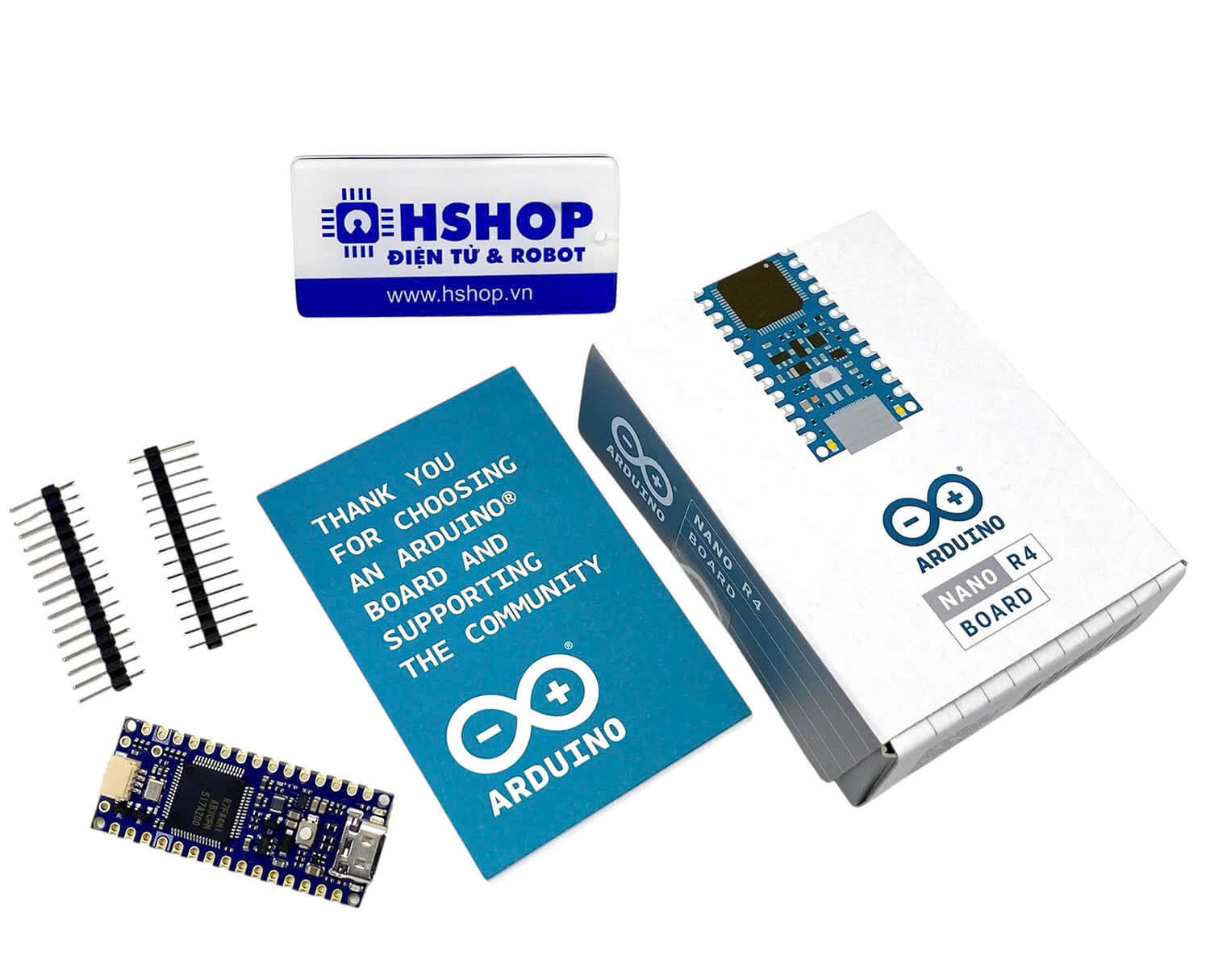 Arduino R4 Hshop Arduino Nano R4 chính hãng (Original - Made in Italy)
