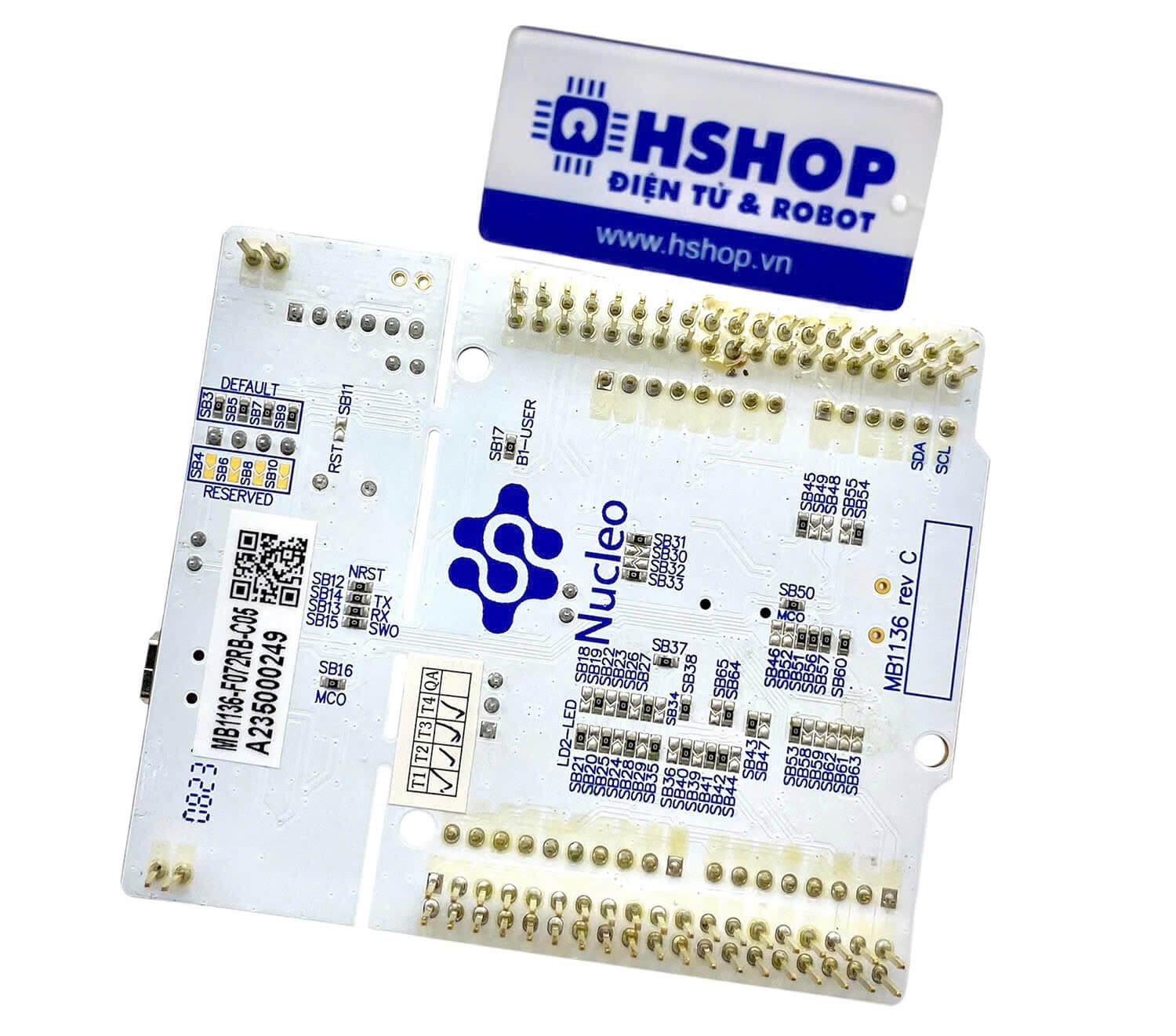 Kit NUCLEO-F072RB, STM32 Nucleo-64 development board with STM32F072RB MCU