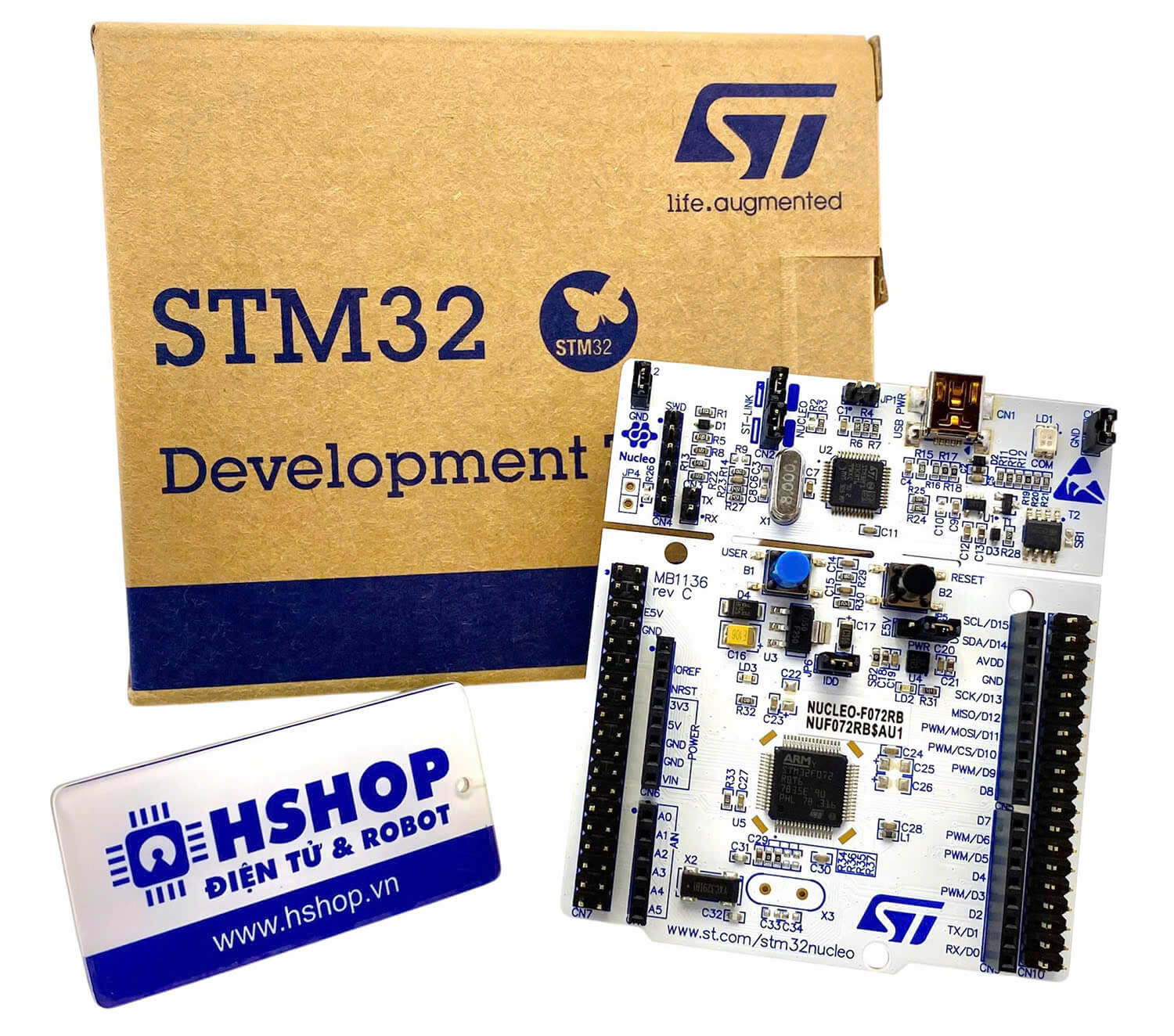 Kit NUCLEO-F072RB, STM32 Nucleo-64 development board with STM32F072RB MCU