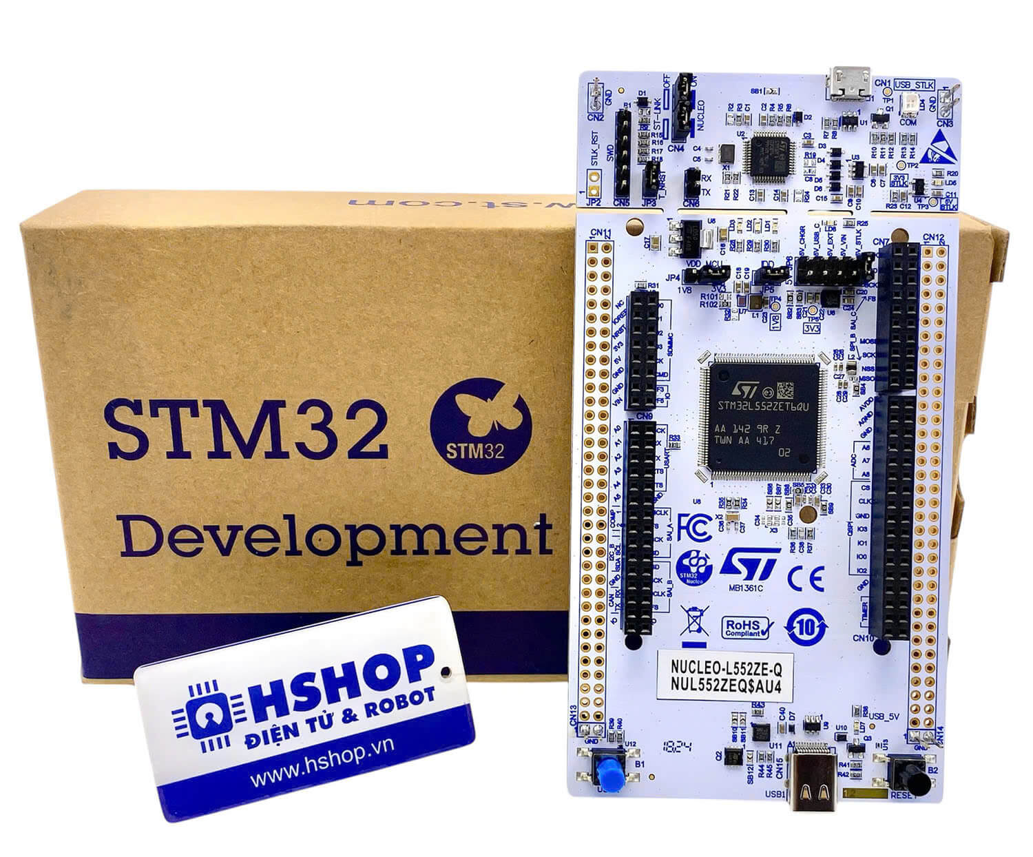 Kit NUCLEO-L552ZE-Q, STM32 Nucleo-144 development board with STM32L552ZE MCU