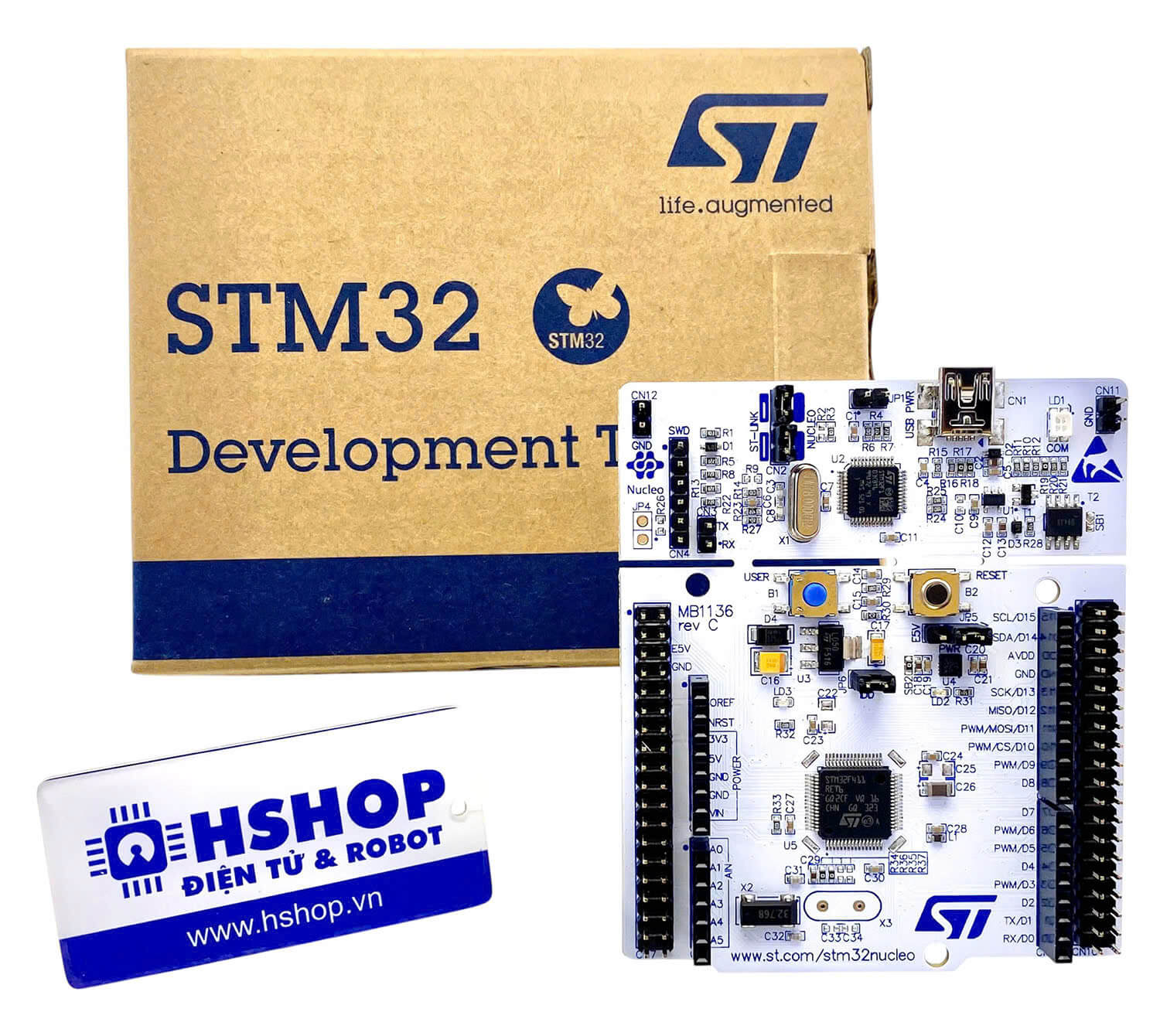 Kit NUCLEO-F411RE, STM32 Nucleo-64 development board with STM32F411RE MCU