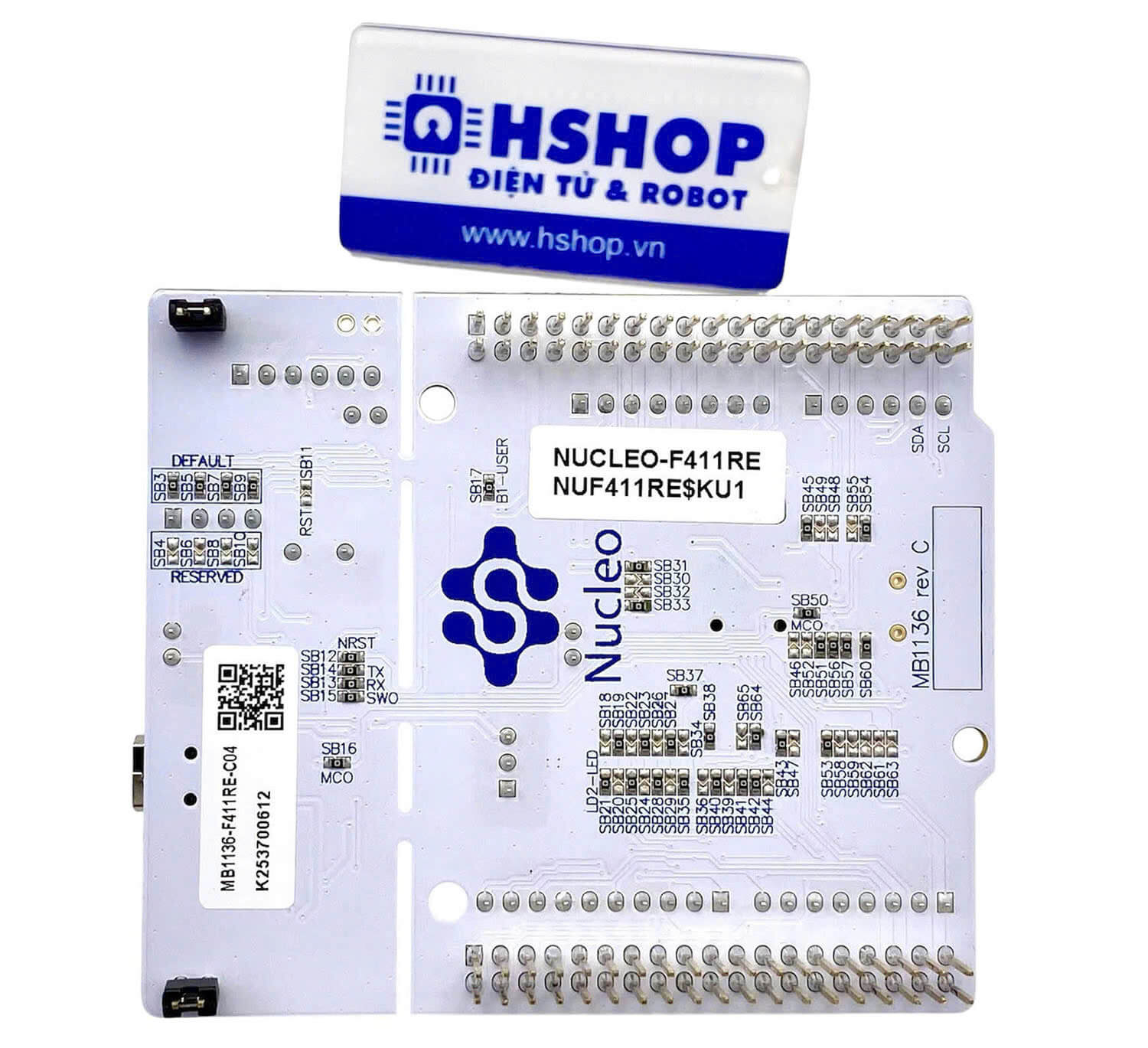 Kit NUCLEO-F411RE, STM32 Nucleo-64 development board with STM32F411RE MCU