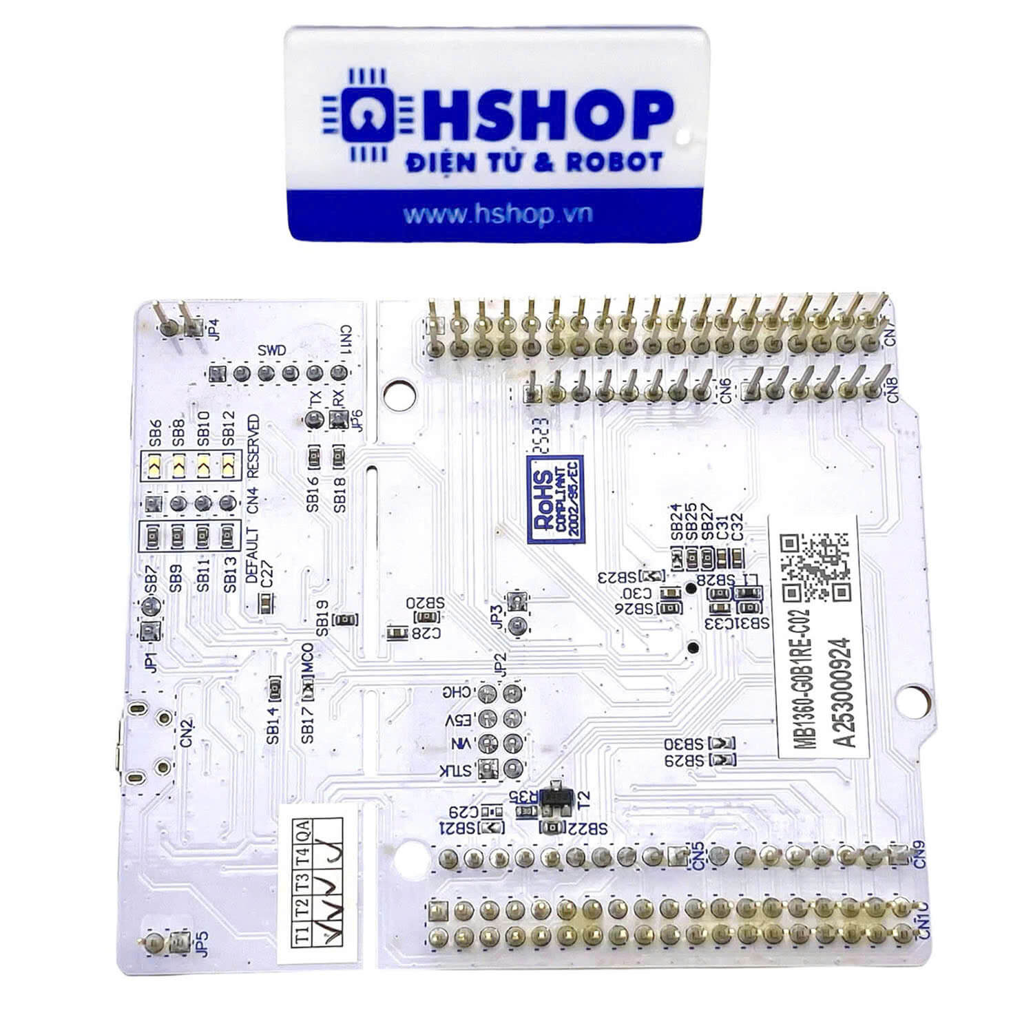 Kit NUCLEO-G0B1RE, STM32 Nucleo-64 development board with STM32G0B1RE MCU