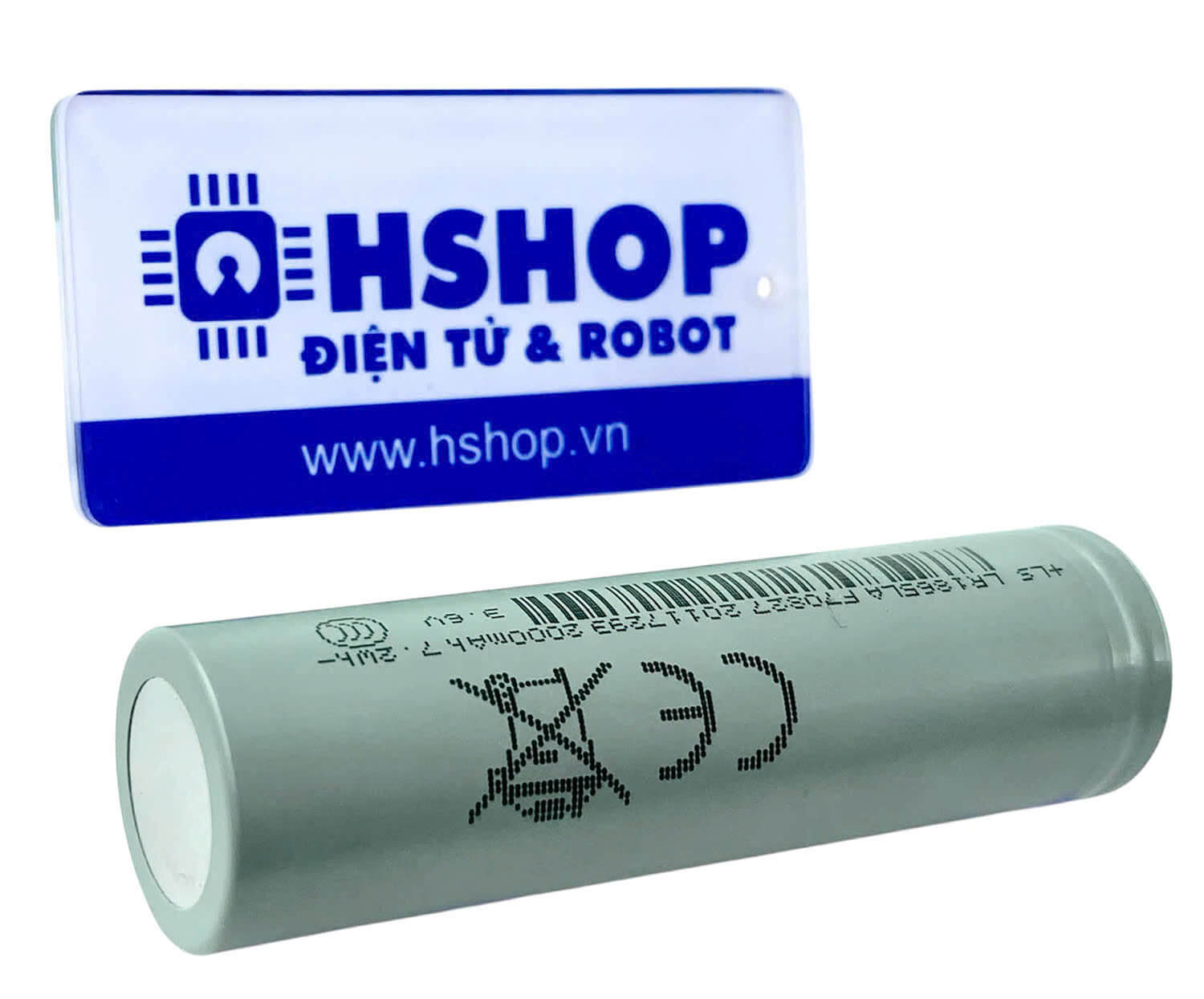 Pin Sạc 18650 Li-Ion Rechargeable Battery 3.7V 2000mAh 10C 20A chính hãng Lishen
