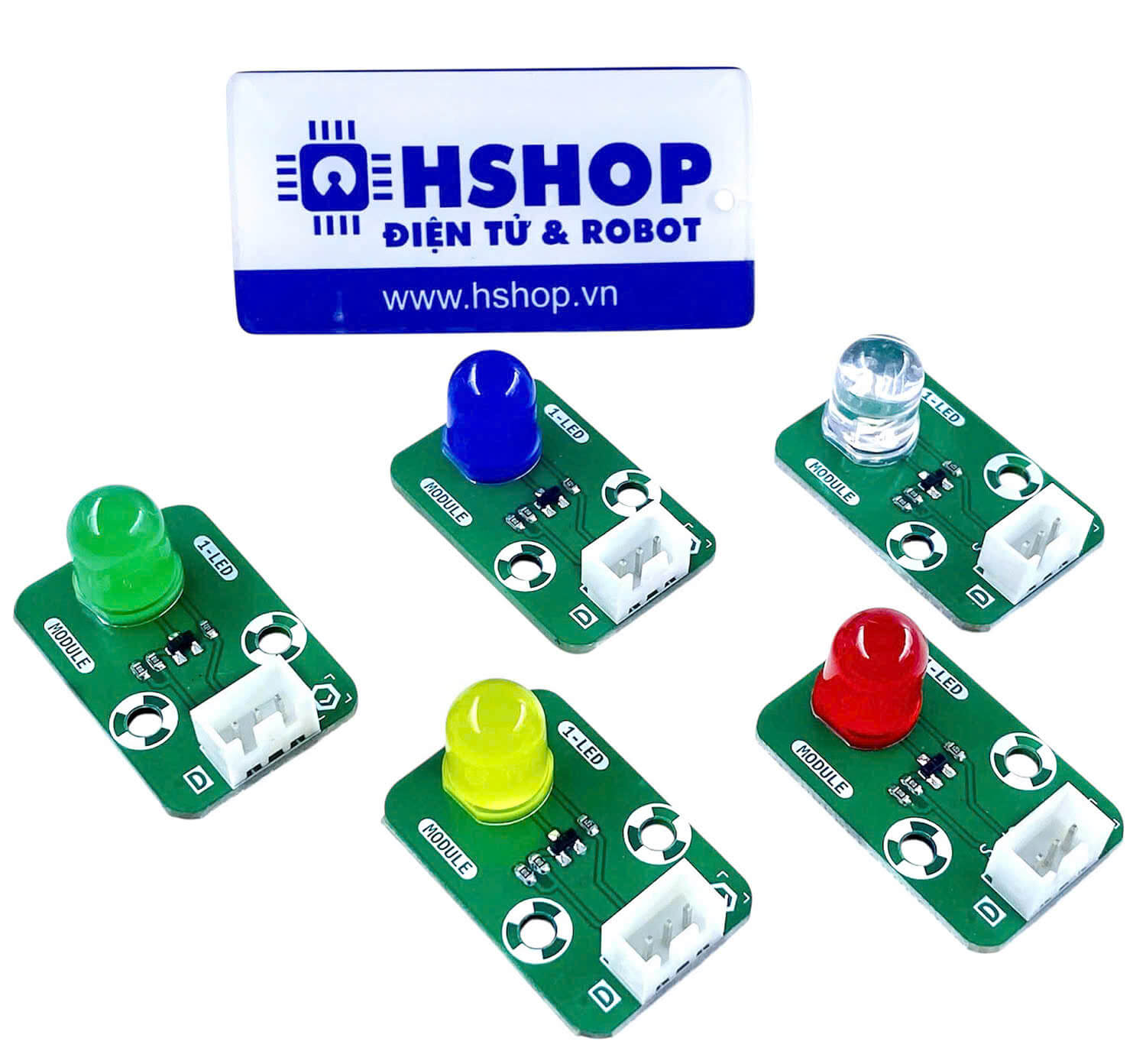 Mạch LED đơn MKE-M01 1-LED 10mm RGYBW Module