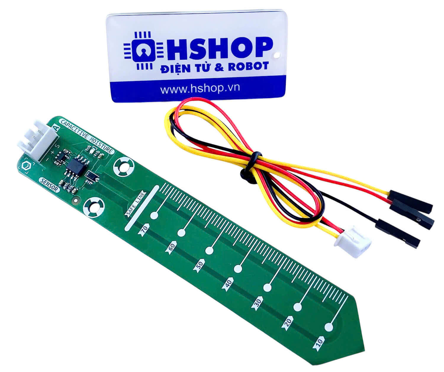 Cảm biến độ ẩm đất điện dung MKE-S13 Capacitive Soil Moisture Sensor