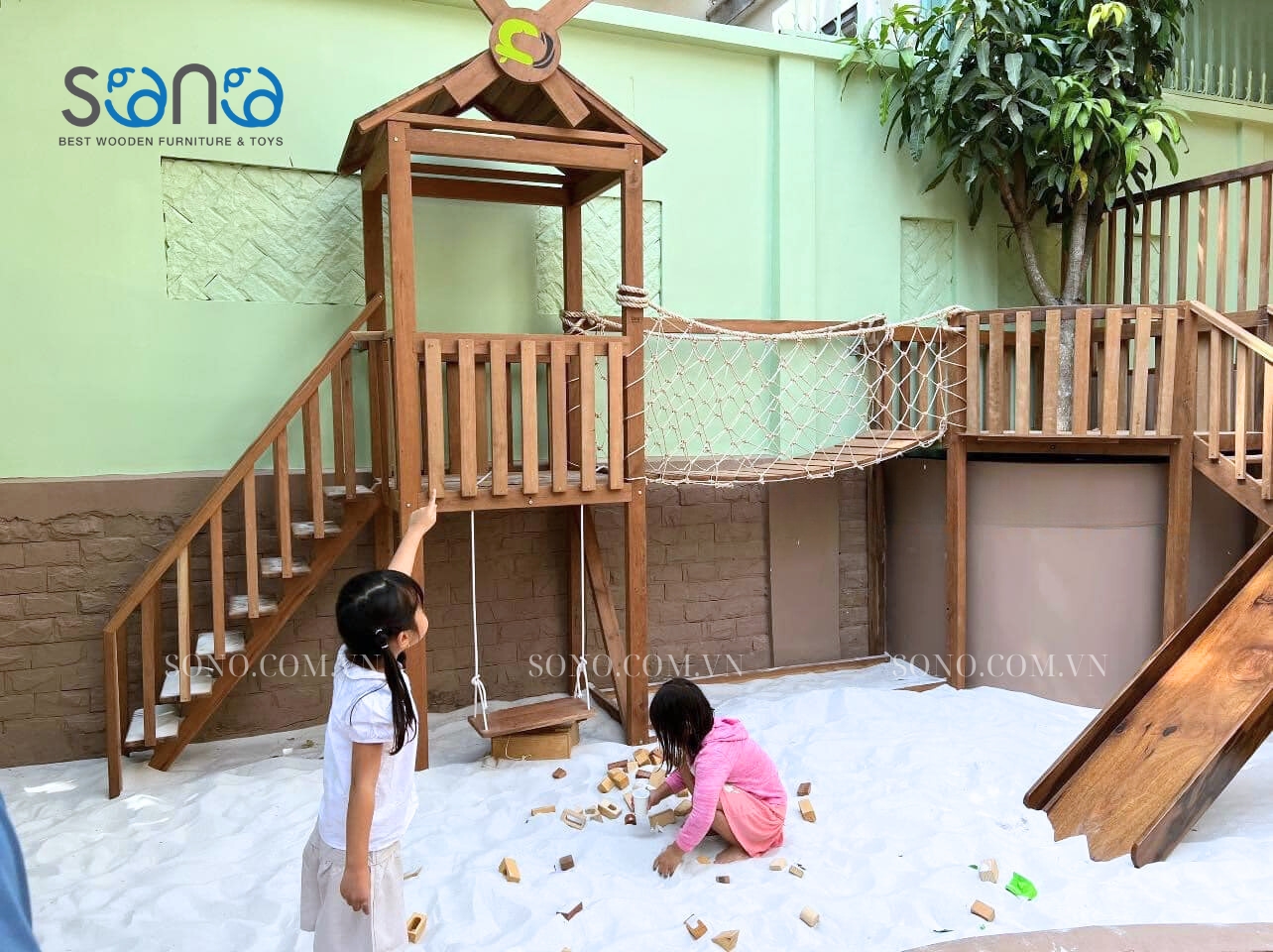 Khu vận động cho trường Nido