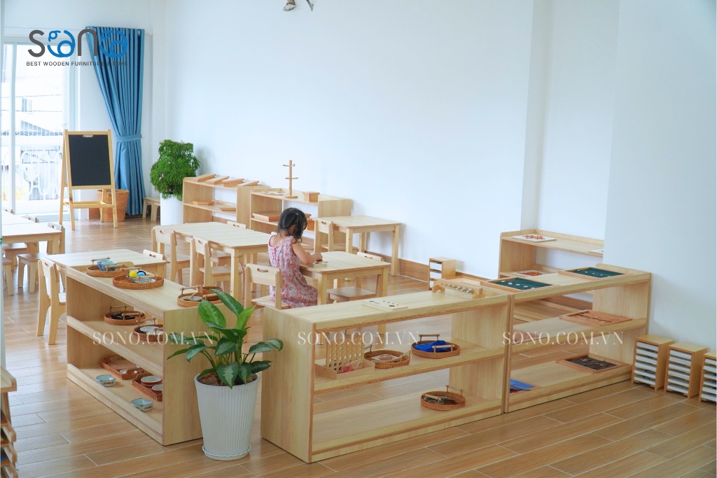 Giải pháp Montessori cho trường học : Từ không gian đến nội thất – nền tảng cho sự phát triển bền vững