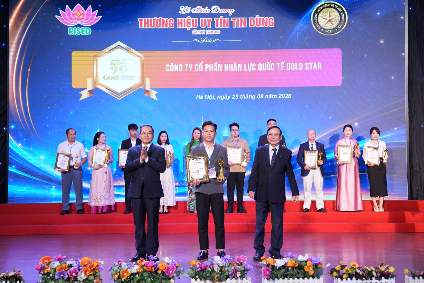 Gold Star nhận vinh danh Thương hiệu uy tín tin dùng 2026