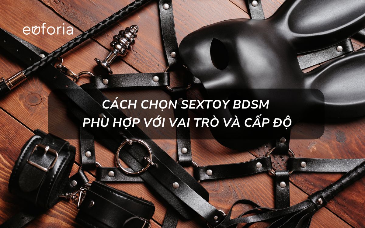 Cách chọn sextoy BDSM phù hợp với vai trò và cấp độ