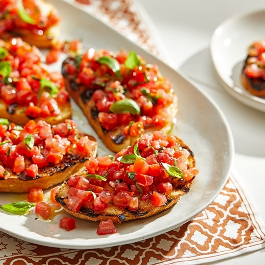 Cách làm món bánh Bruschetta truyền thống