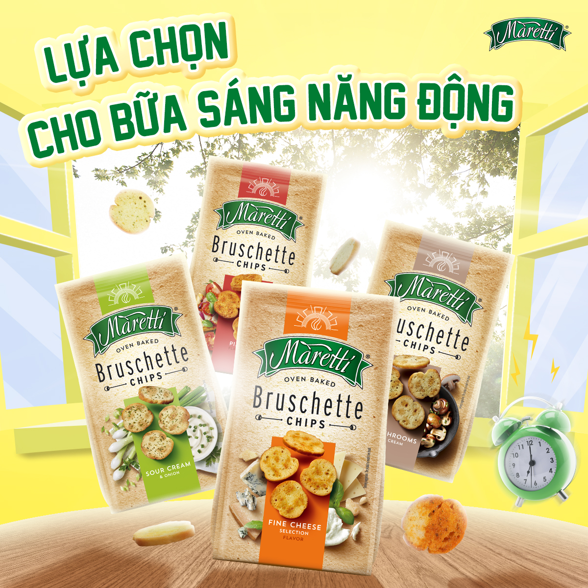 Bánh mì nướng Maretti - Sự lựa chọn hoàn hảo cho bữa sáng năng động