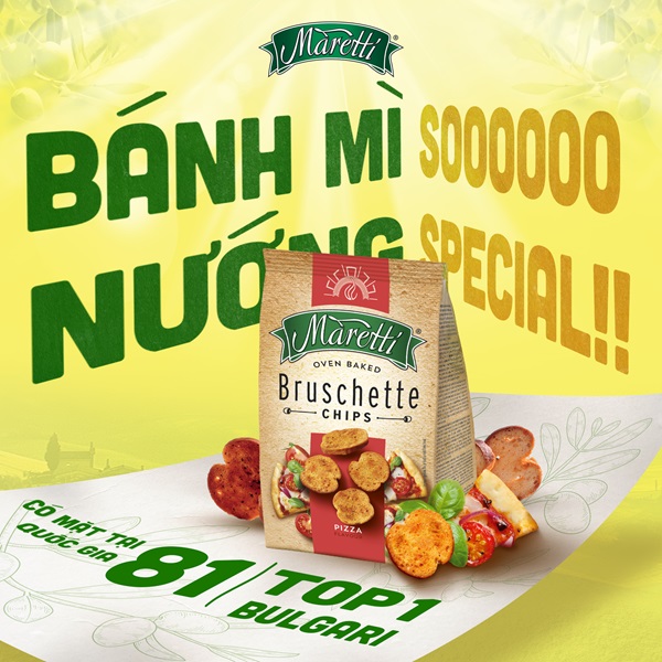 Bánh mì nướng Maretti - hai hương vị trọn vẹn trong một lần trải nghiệm