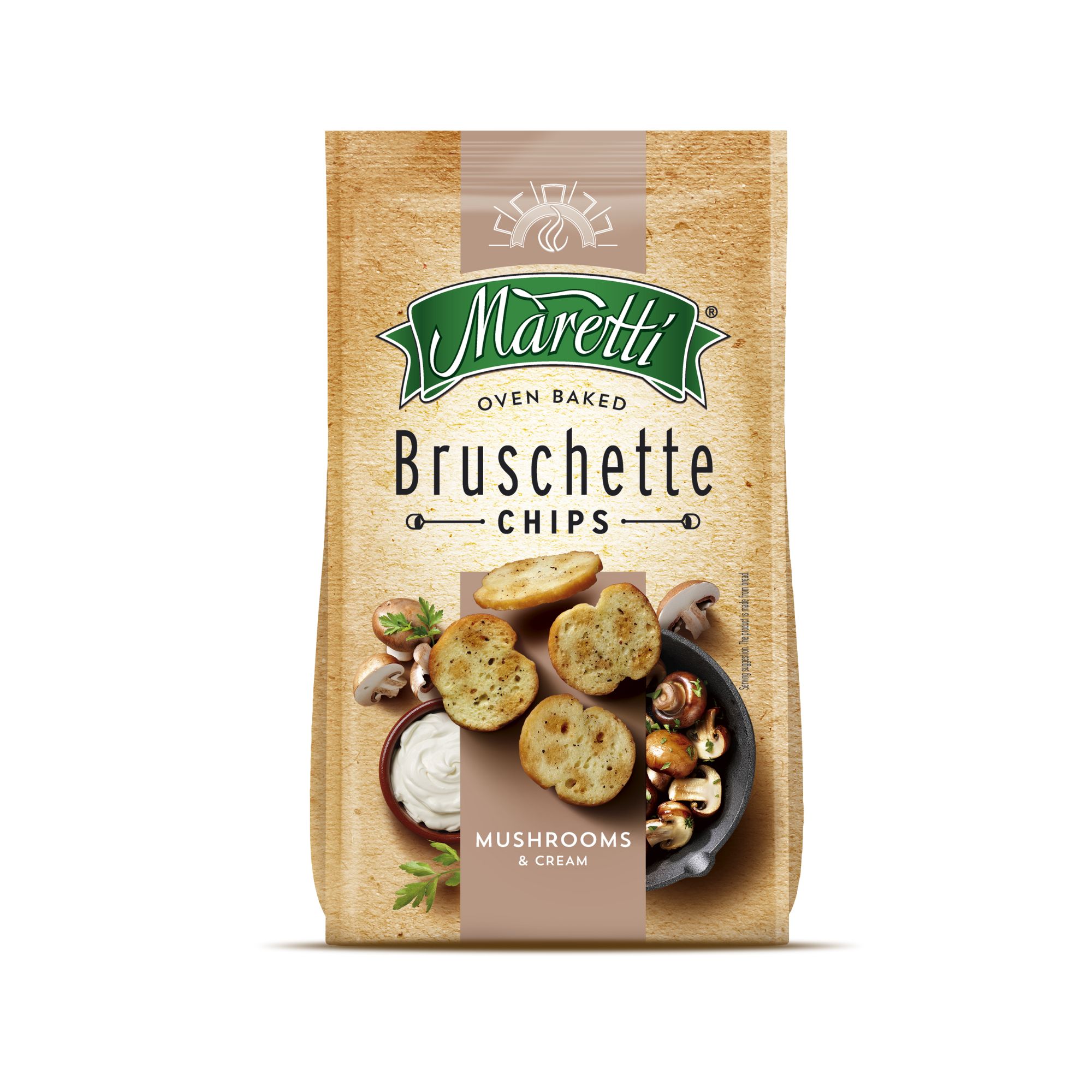 Bánh mì nướng Maretti vị kem nấm