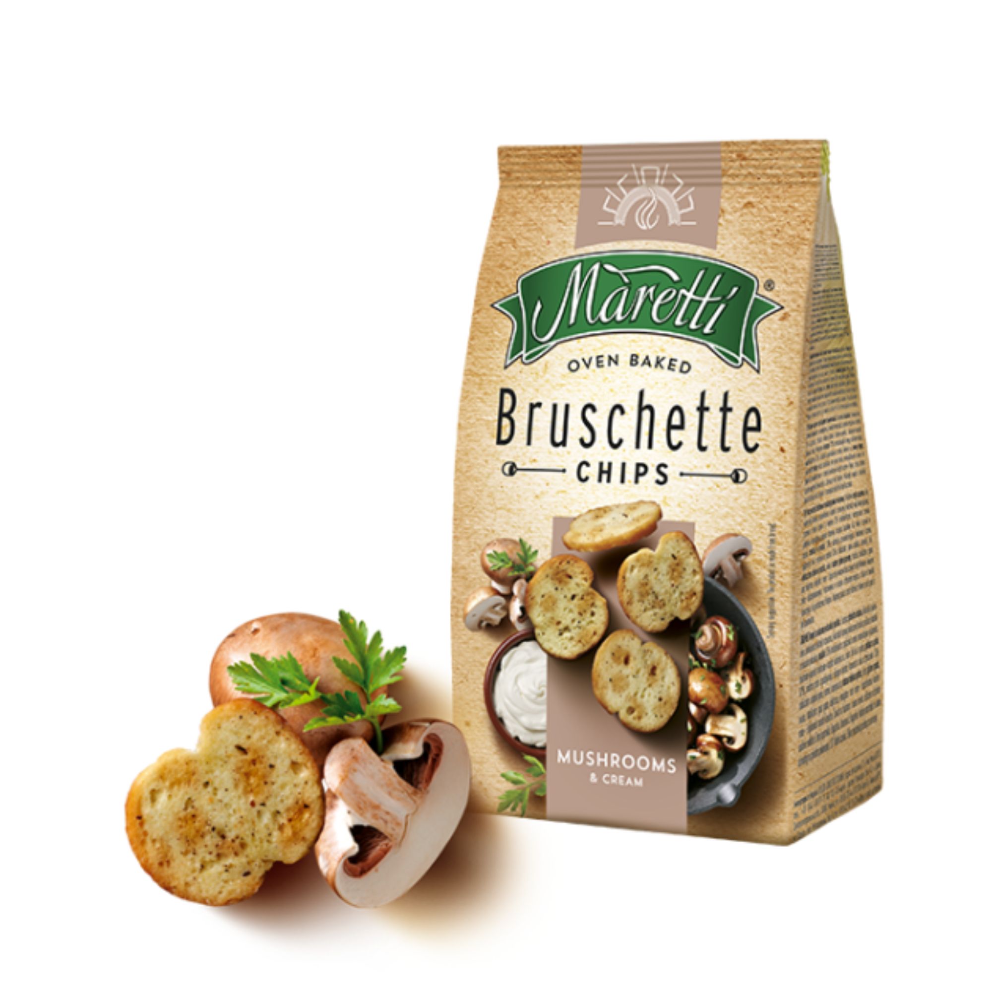 Bánh mì nướng Maretti vị kem nấm