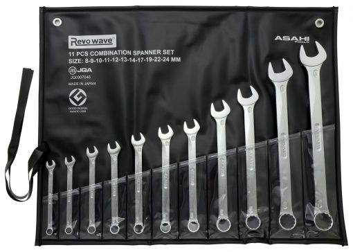 Bộ 11 Cờ Lê Vòng Miệng Asahi Revowave CL – Thiết Kế Công Thái Học, Chuẩn Cao Cấp Nhật