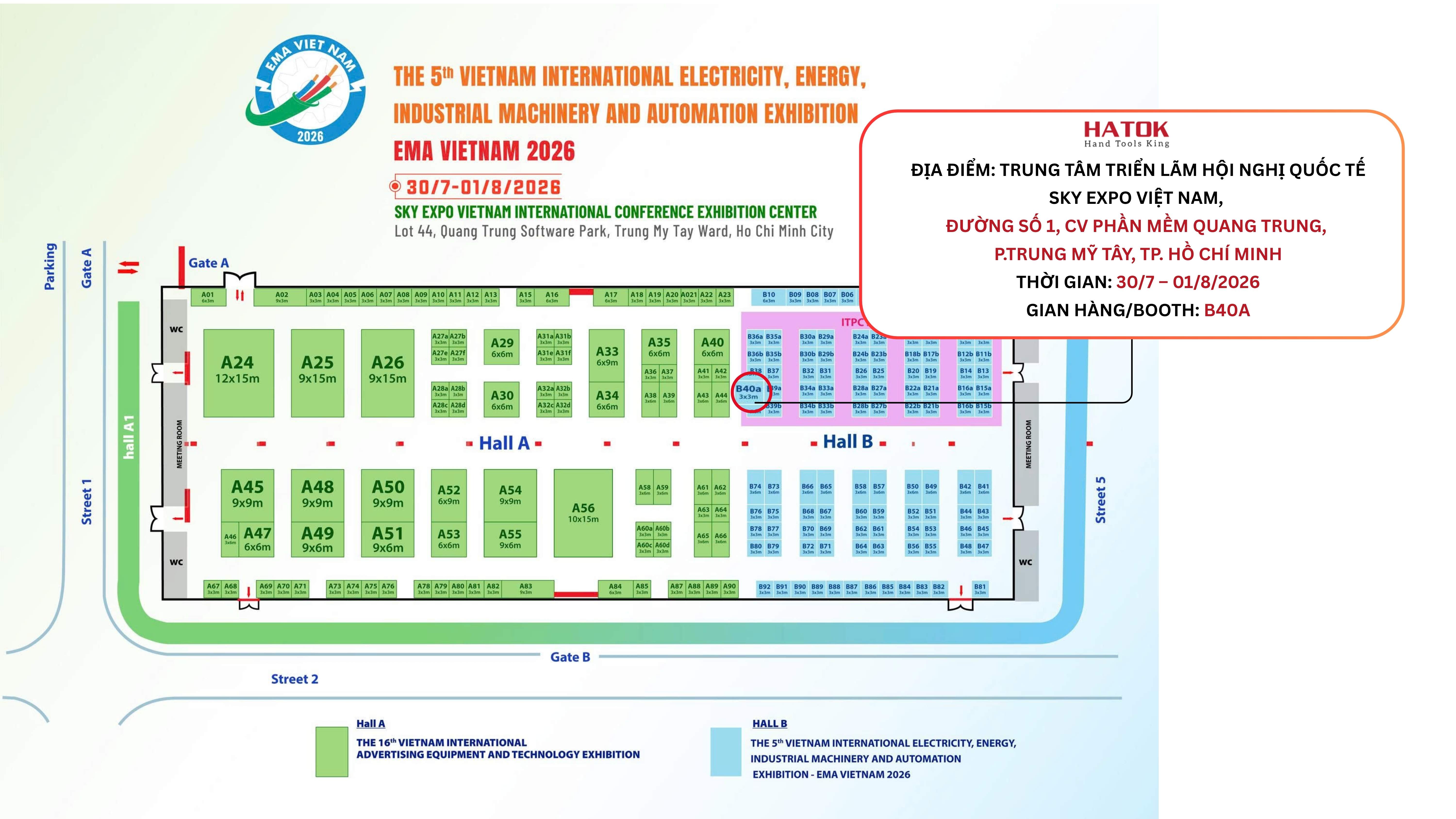 Thư mời tham gia triển lãm EMAVIETNAM 2026 - GIAN HÀNG HATOK: B40A