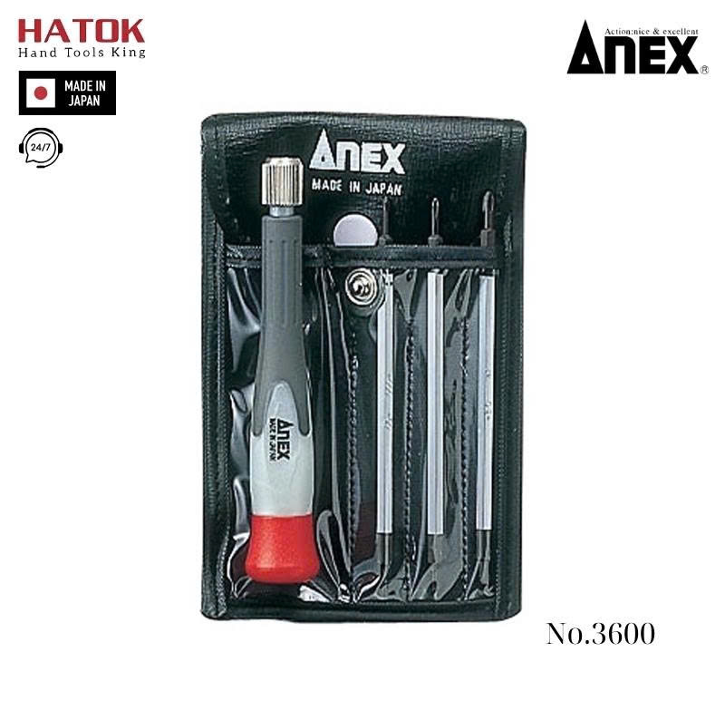 Bộ tua vít sửa điện tử 2 đầu đa năng Anex No.3600 – Nhỏ gọn nhưng “đa năng đúng nghĩa”