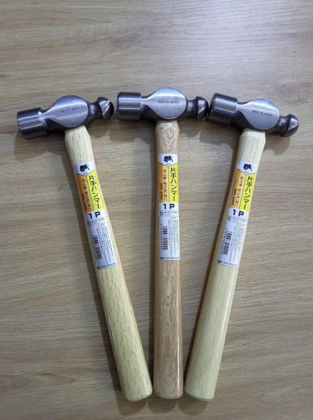 Búa sắt đầu tròn OHSHO – Dụng cụ gò kim loại chuẩn Nhật cho thợ cơ khí