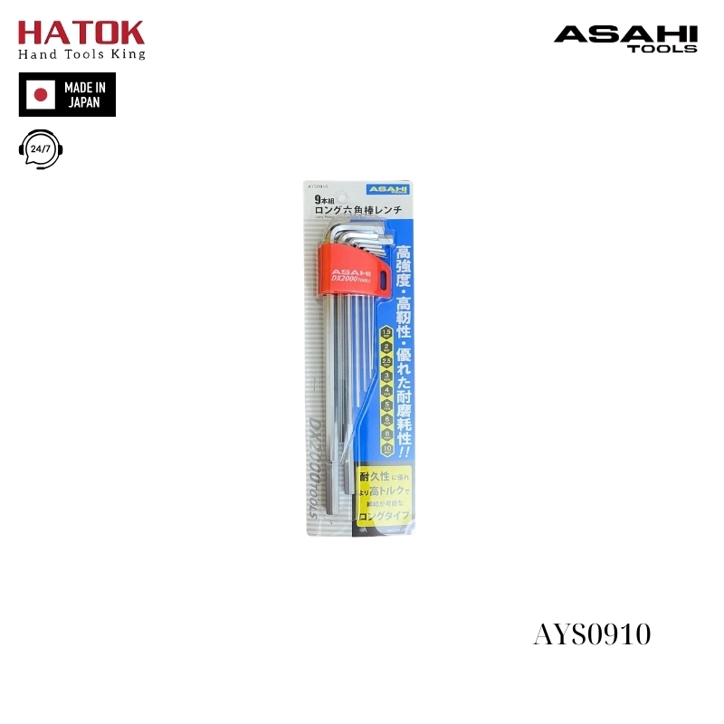 Bộ Lục Giác Asahi Nhật Bản – Tại Sao Là Sự Lựa Chọn Hàng Đầu Của Thợ Cơ Khí Chuyên Nghiệp?