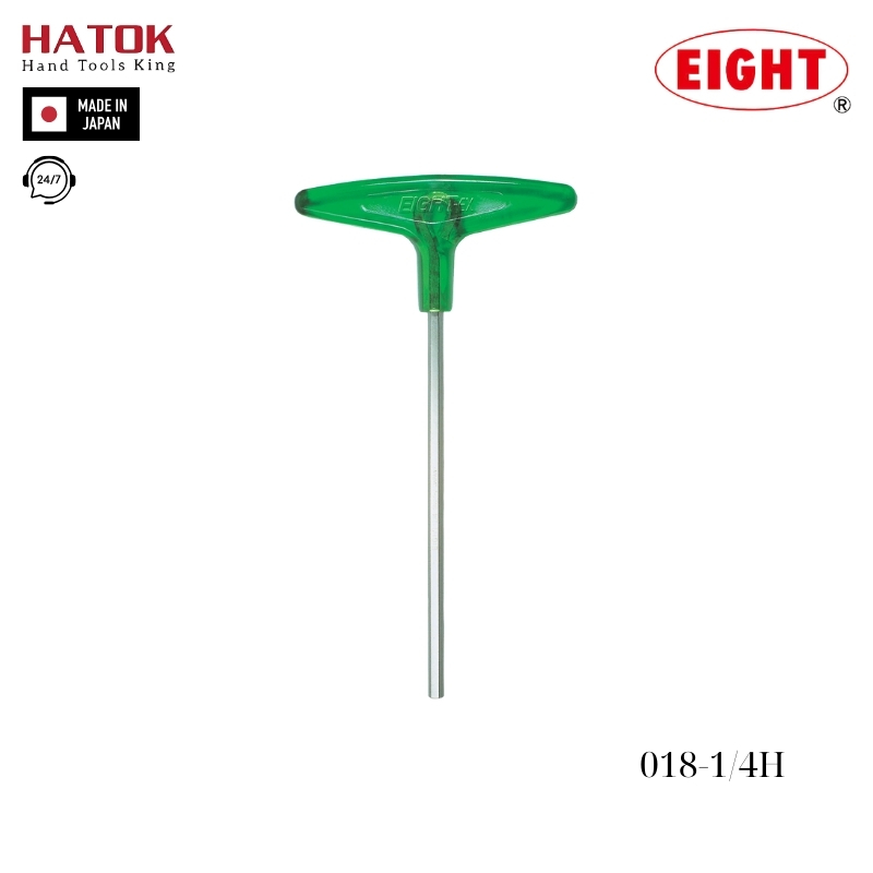 Lục giác chữ T hệ inch EIGHT 018-1/4H Nhật Bản