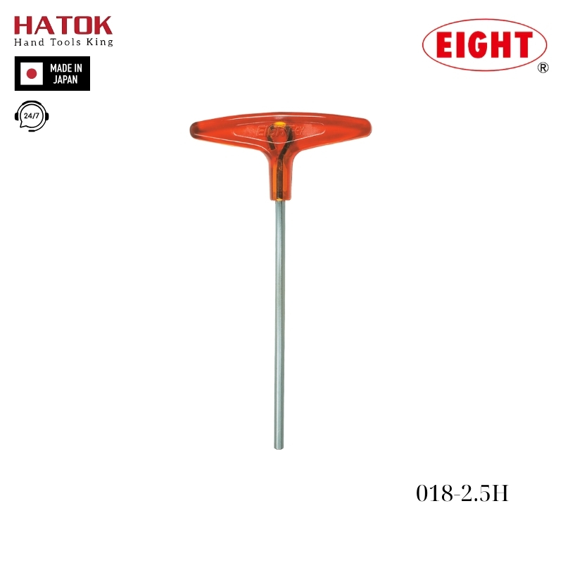 Lục giác chữ T EIGHT 018-2.5H Nhật Bản