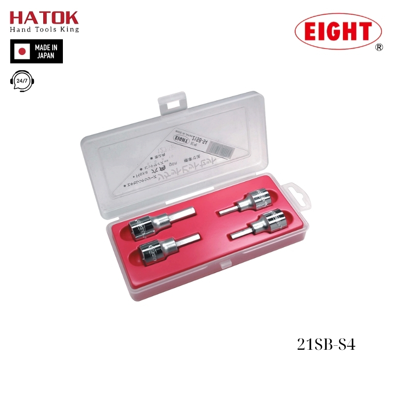 Bộ tuýp lục giác EIGHT 21SB-S4 Nhật Bản