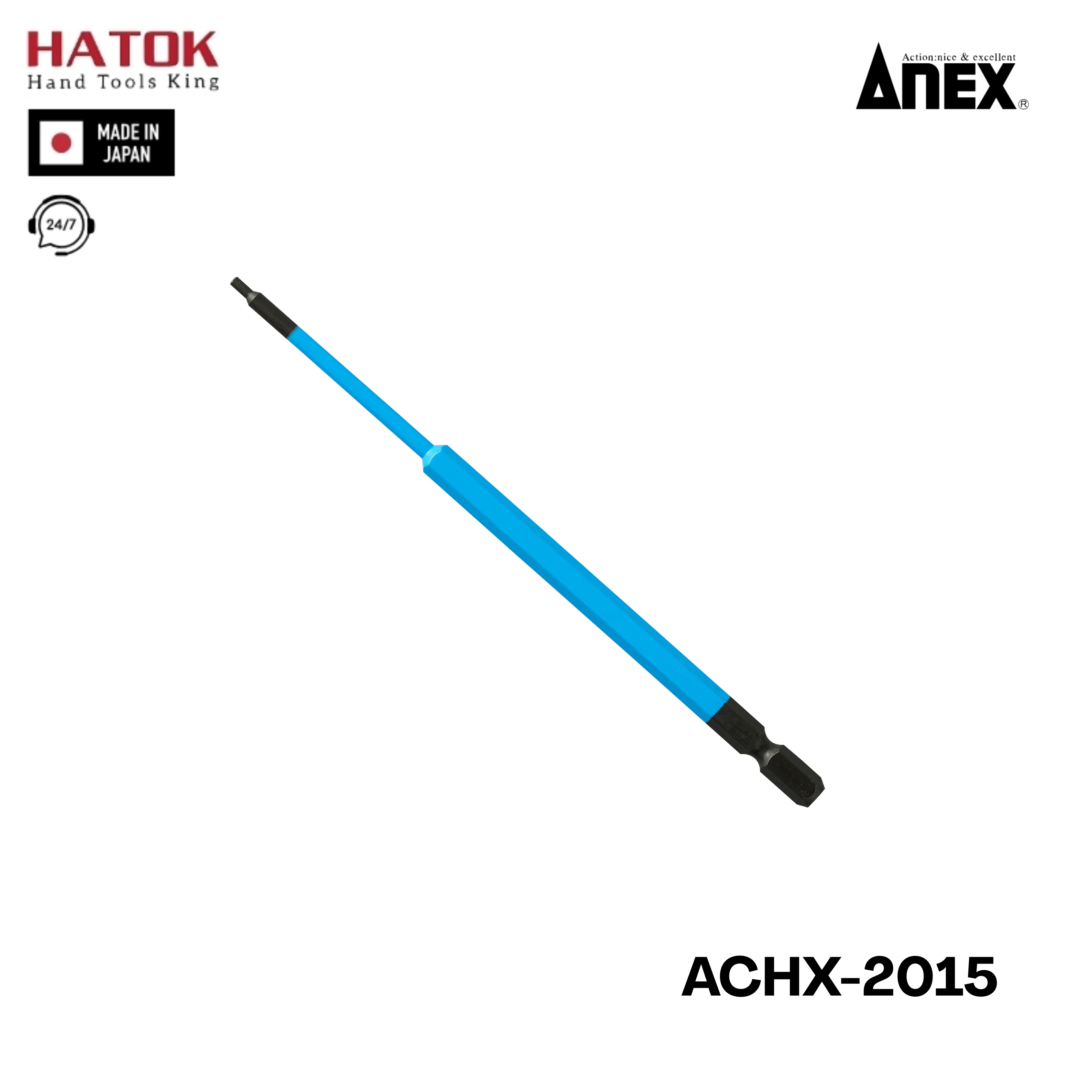 Mũi vít đầu lục giác 2x150mm ACHX-2015 Anex