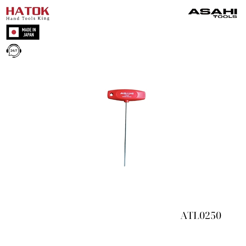 Lục giác chữ T 2.5mm Asahi ATL0250 Nhật Bản
