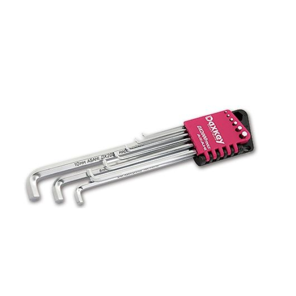 Bộ lục giác thường dài 2 đầu cong 1.5-10mm Asahi DYS0910 Nhật Bản