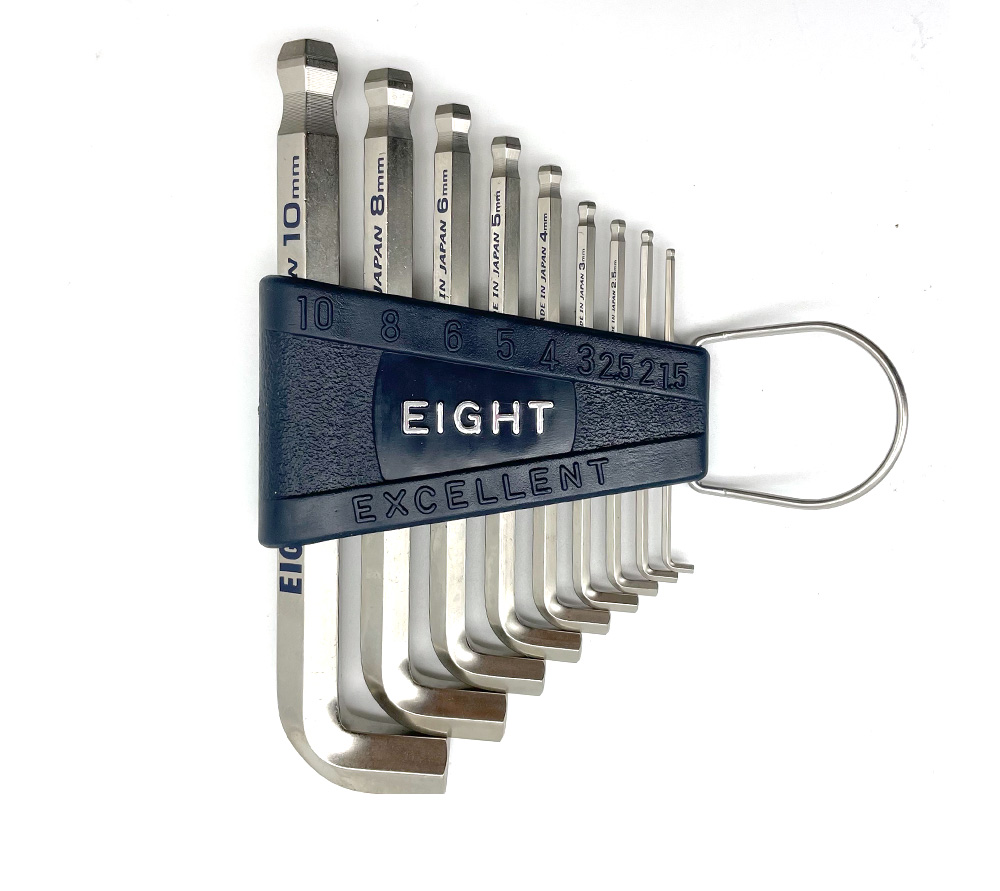 Bộ lục giác đầu bi ngắn Eight TTR-S9 Nhật Bản