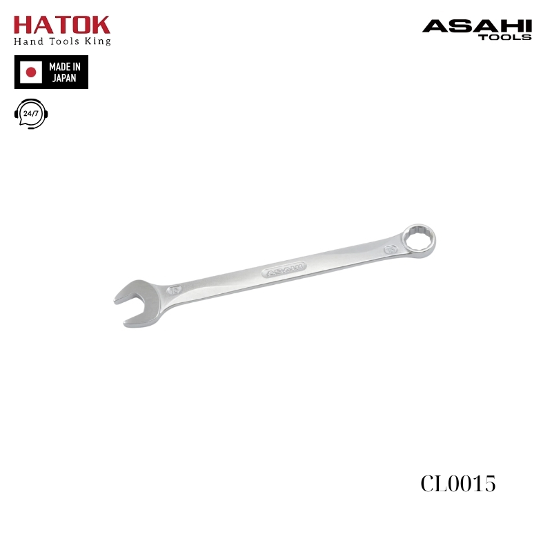 Cờ lê vòng miệng 15mm Asahi CL0015 Nhật Bản