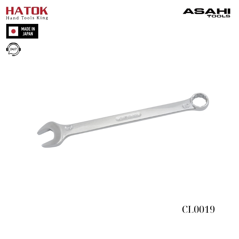 Cờ lê vòng miệng 19mm Asahi CL0019 Nhật Bản