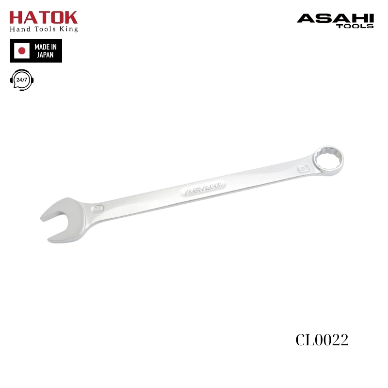 Cờ lê vòng miệng 22mm Asahi CL0022 Nhật Bản