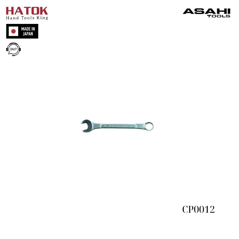 Cờ lê vòng miệng 12mm Asahi CP0012 Nhật Bản
