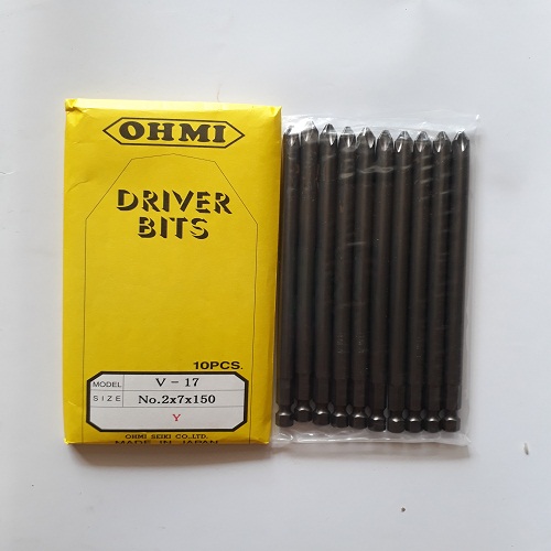 Đầu vặn ốc vít OHMI V-17No.2x7x150Y