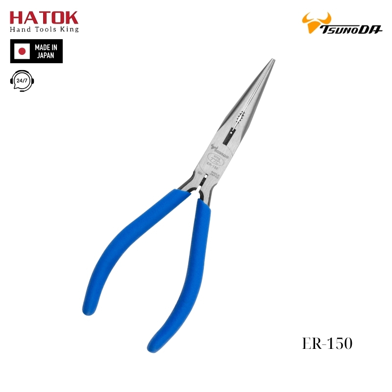Kìm mũi nhọn dài 150mm Tsunoda ER-150 Nhật Bản
