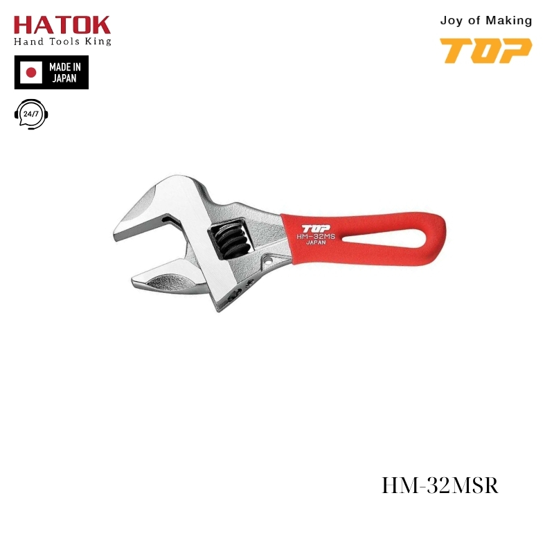 Mỏ lết thường miệng rộng TOP KOGYO HM-32MSR Nhật Bản