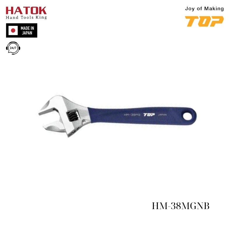 Mỏ lết thường miệng rộng TOP KOGYO HM-38MGNB Nhật Bản